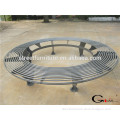 Weather resistant outdoor round tree bench,round garden bench